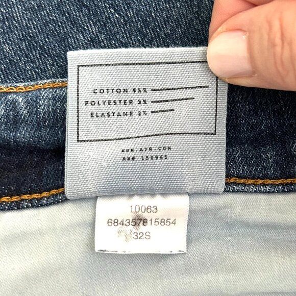 AYR The Pop High-Rise Straight Leg Crop in Icon Wash Size 32 Short - Picture 9 of 11